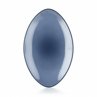 Equinoxe Oval Plate - Blue (35cm)